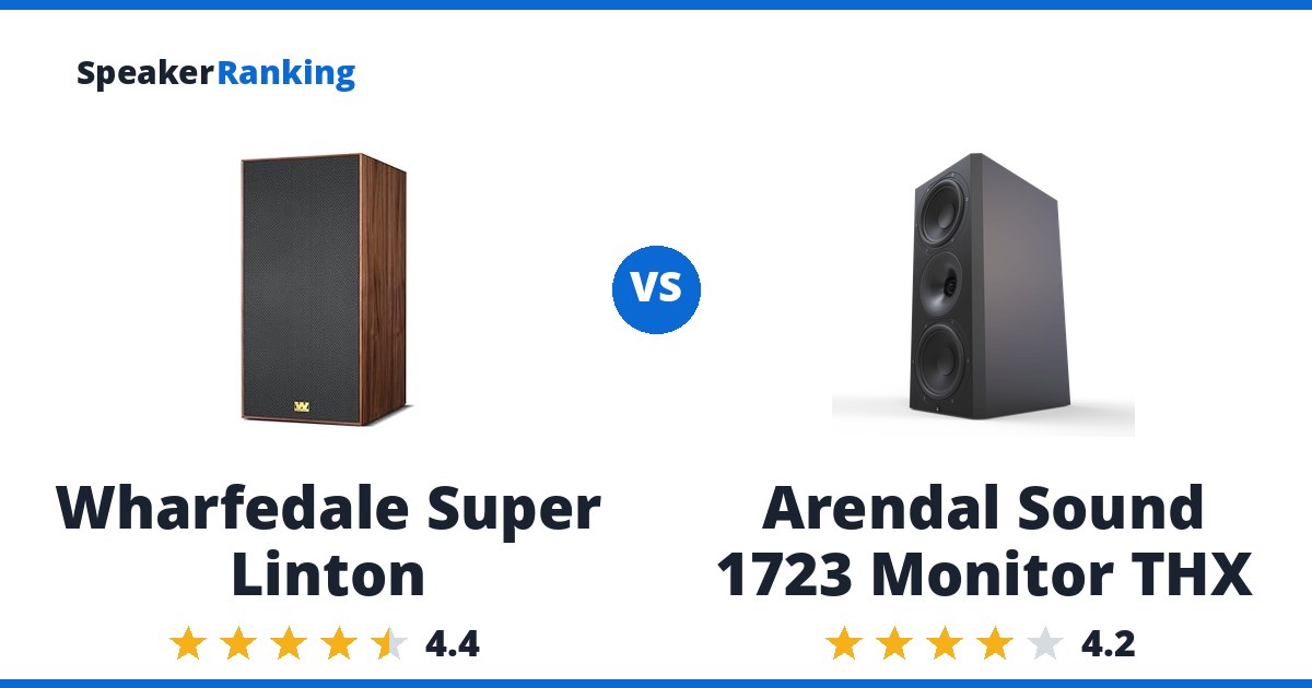 Wharfedale Super Linton vs Arendal Sound 1723 Monitor THX