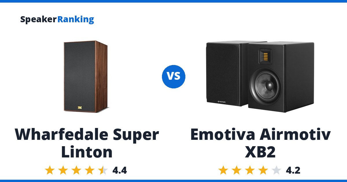Wharfedale Super Linton vs Emotiva Airmotiv XB2