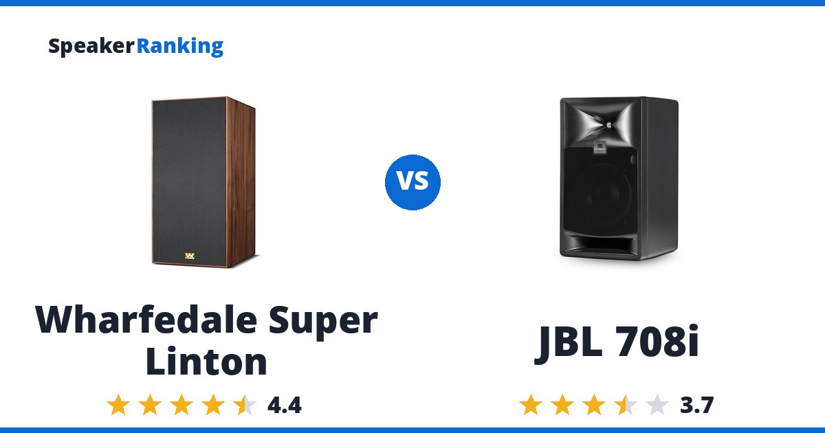 Wharfedale Super Linton vs JBL 708i