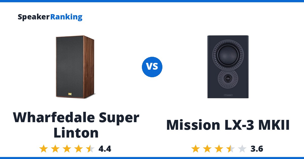 Wharfedale Super Linton vs Mission LX-3 MKII