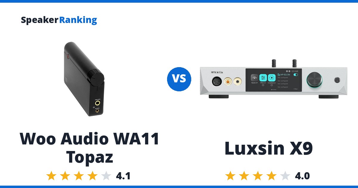Woo Audio WA11 Topaz vs Luxsin X9