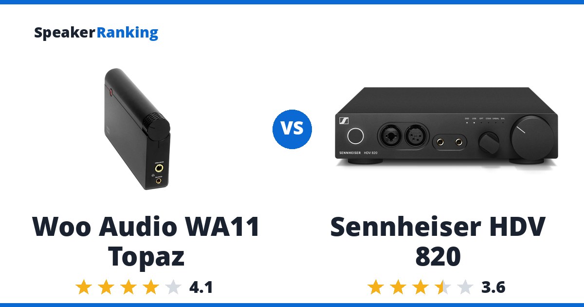 Woo Audio WA11 Topaz vs Sennheiser HDV 820
