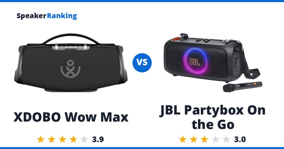 XDOBO Wow Max vs JBL Partybox On the Go