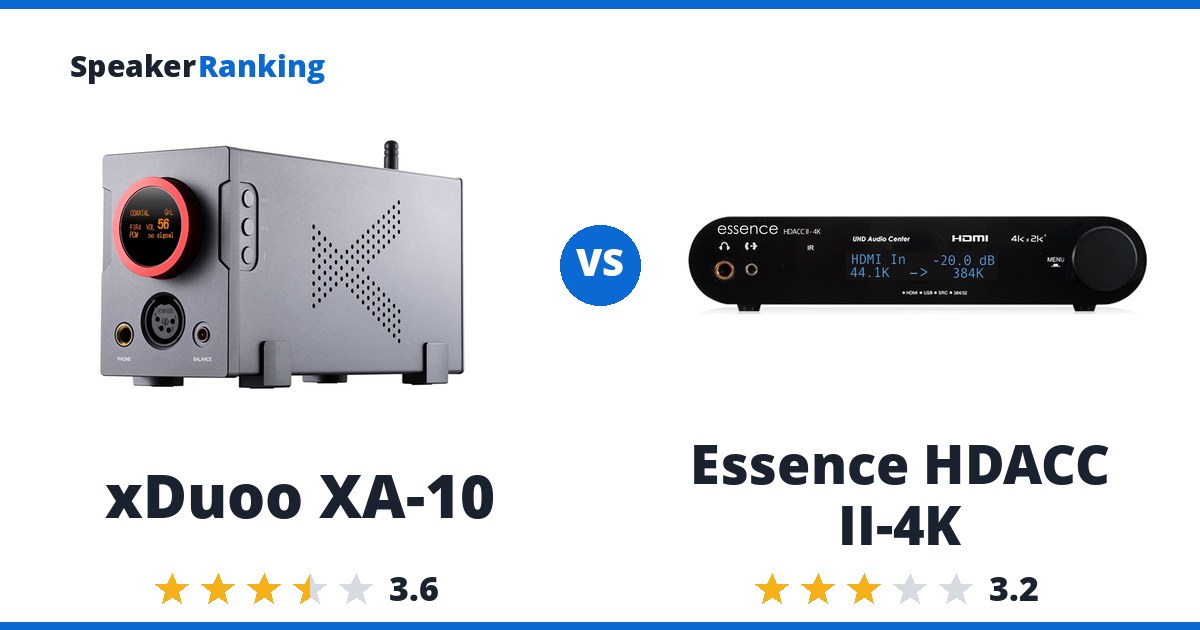 xDuoo XA-10 vs Essence HDACC II-4K