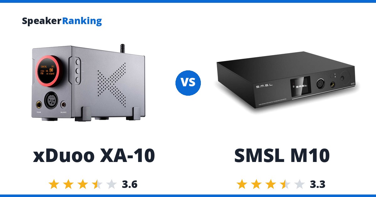 xDuoo XA-10 vs SMSL M10