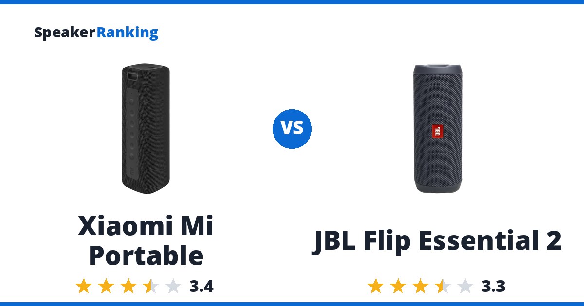 Xiaomi Mi Portable vs JBL Flip Essential 2