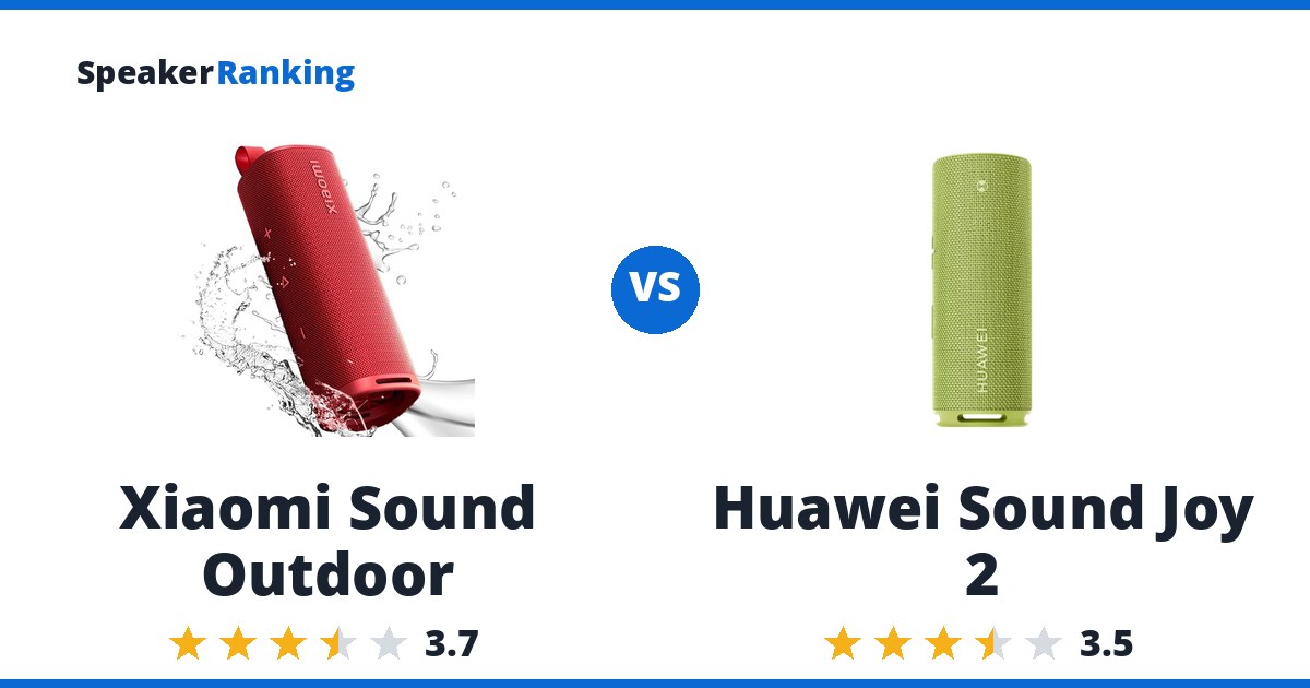 Xiaomi Sound Outdoor vs Huawei Sound Joy 2
