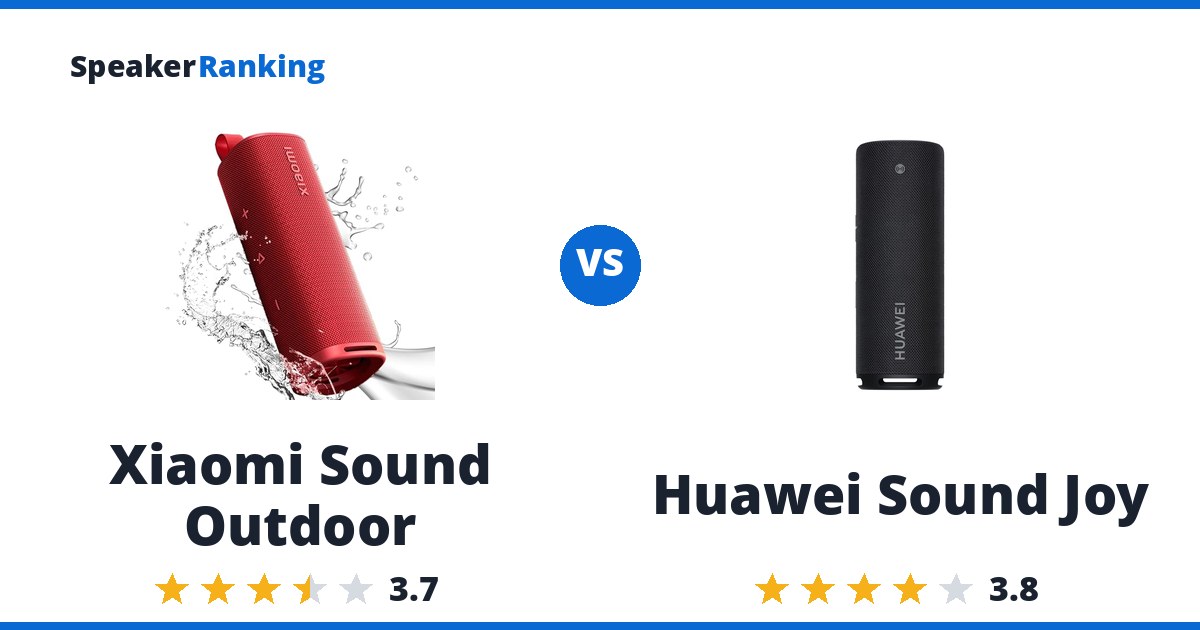 Xiaomi Sound Outdoor vs Huawei Sound Joy