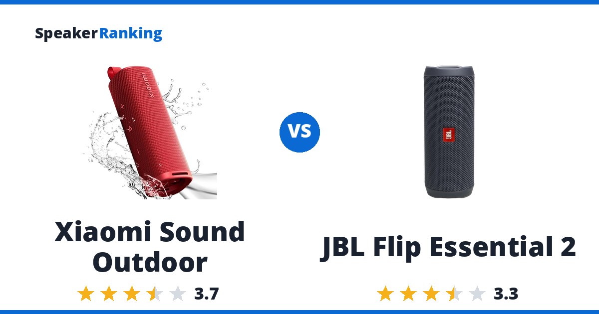 Xiaomi Sound Outdoor vs JBL Flip Essential 2
