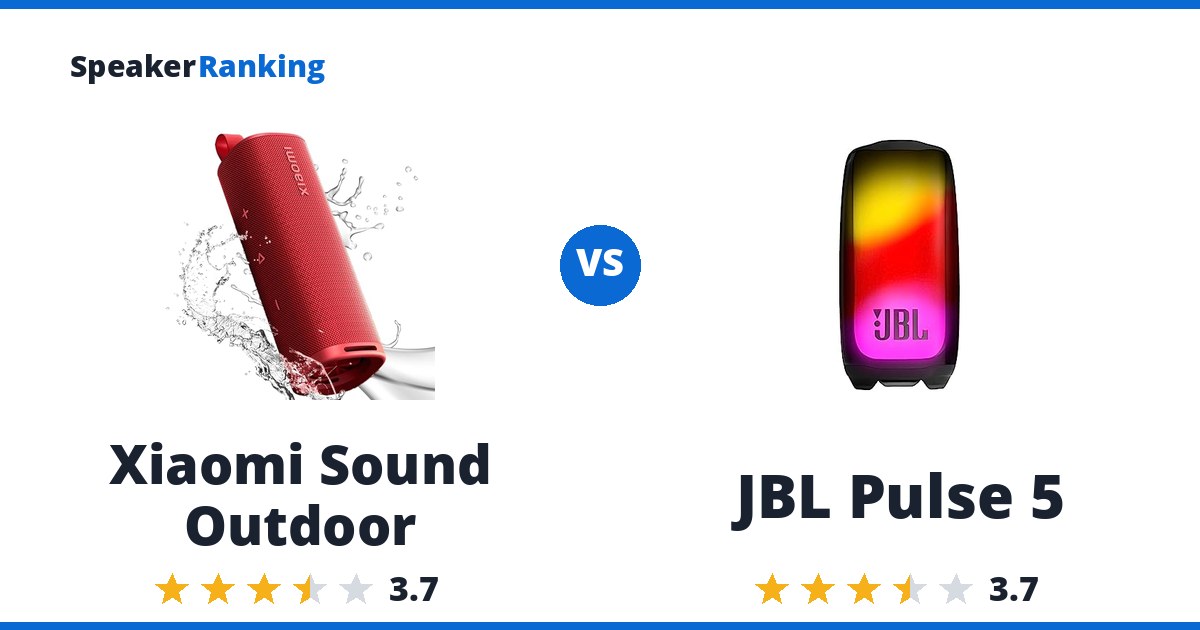 Xiaomi Sound Outdoor vs JBL Pulse 5