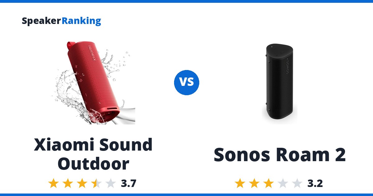 Xiaomi Sound Outdoor vs Sonos Roam 2