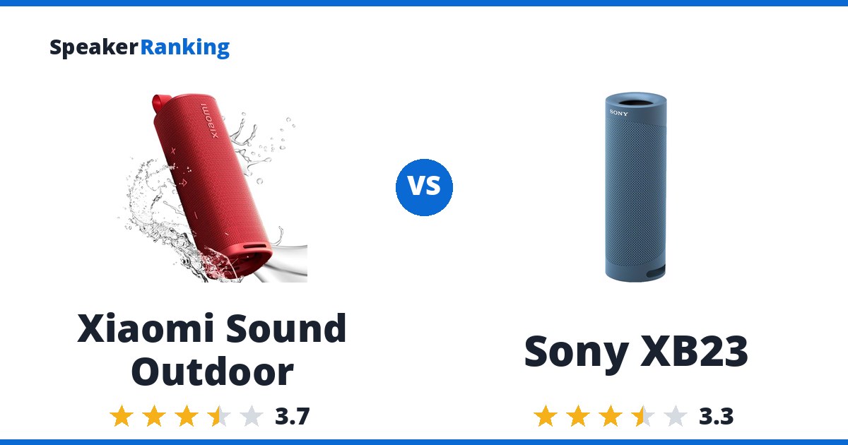 Xiaomi Sound Outdoor vs Sony XB23