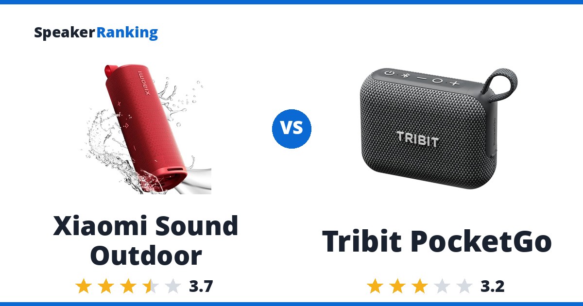 Xiaomi Sound Outdoor vs Tribit PocketGo
