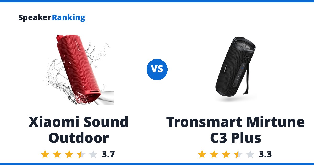 Xiaomi Sound Outdoor vs Tronsmart Mirtune C3 Plus