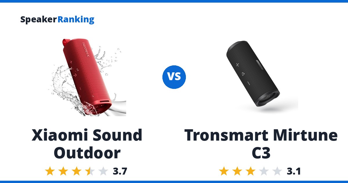 Xiaomi Sound Outdoor vs Tronsmart Mirtune C3