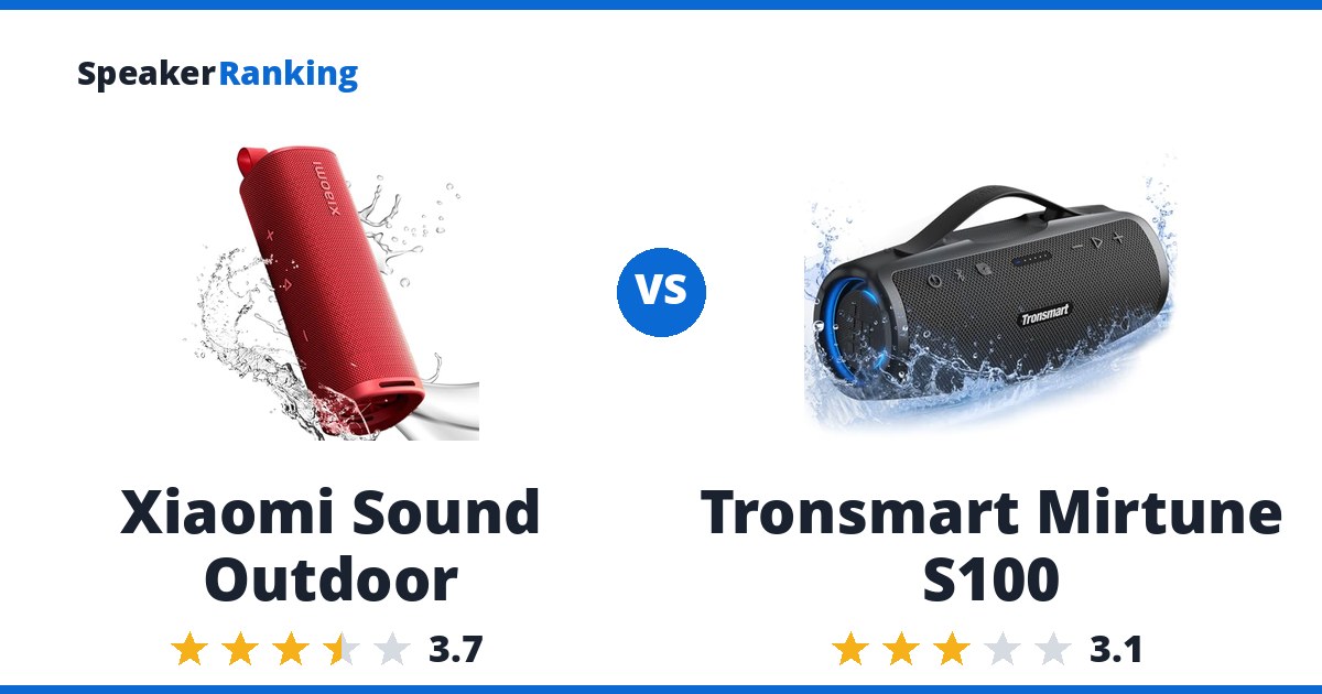 Xiaomi Sound Outdoor vs Tronsmart Mirtune S100