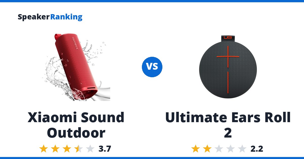 Xiaomi Sound Outdoor vs Ultimate Ears Roll 2