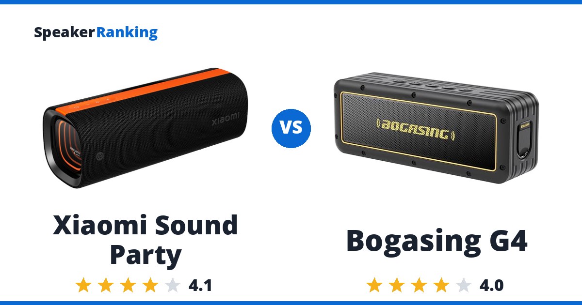 Xiaomi Sound Party vs Bogasing G4