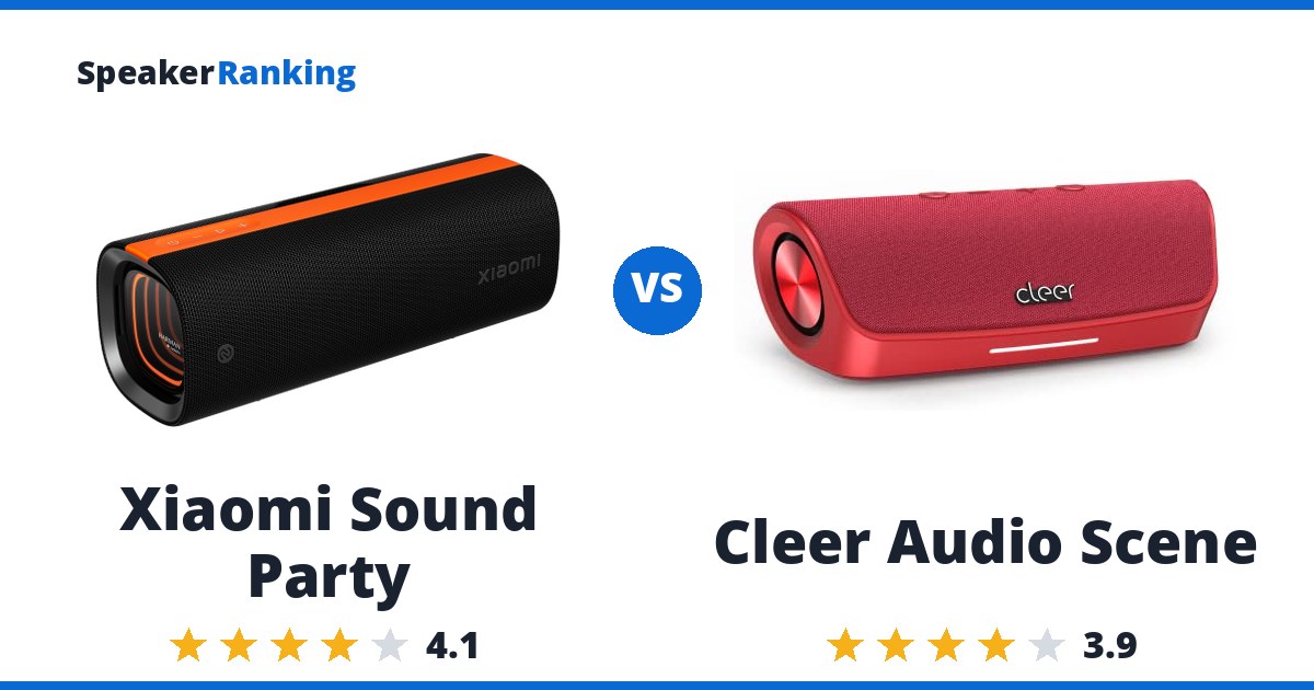Xiaomi Sound Party vs Cleer Audio Scene