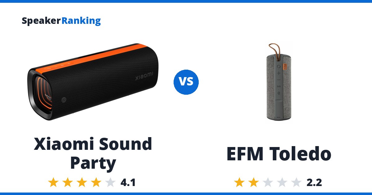 Xiaomi Sound Party vs EFM Toledo