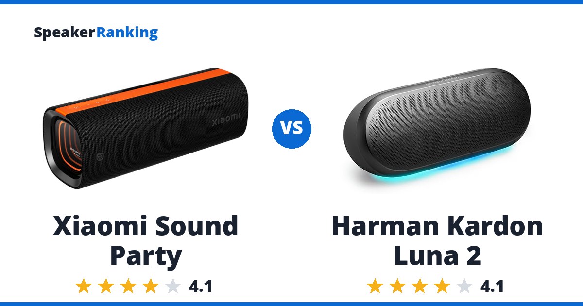 Xiaomi Sound Party vs Harman Kardon Luna 2