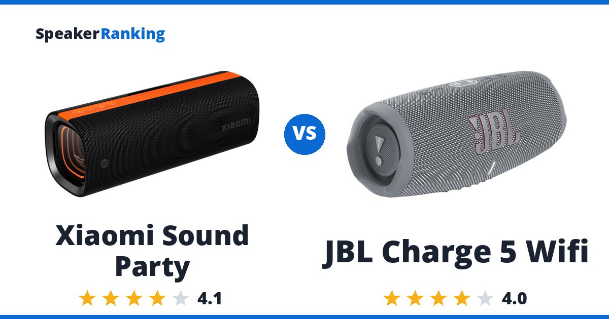 Xiaomi Sound Party vs JBL Charge 5 Wifi