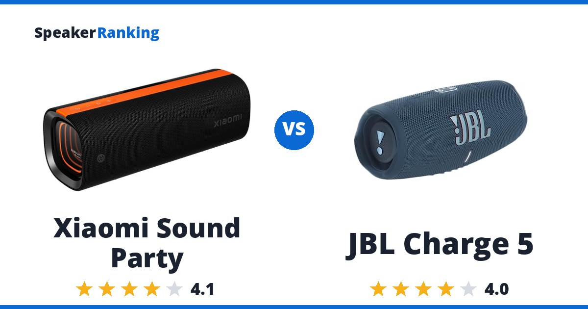 Xiaomi Sound Party vs JBL Charge 5
