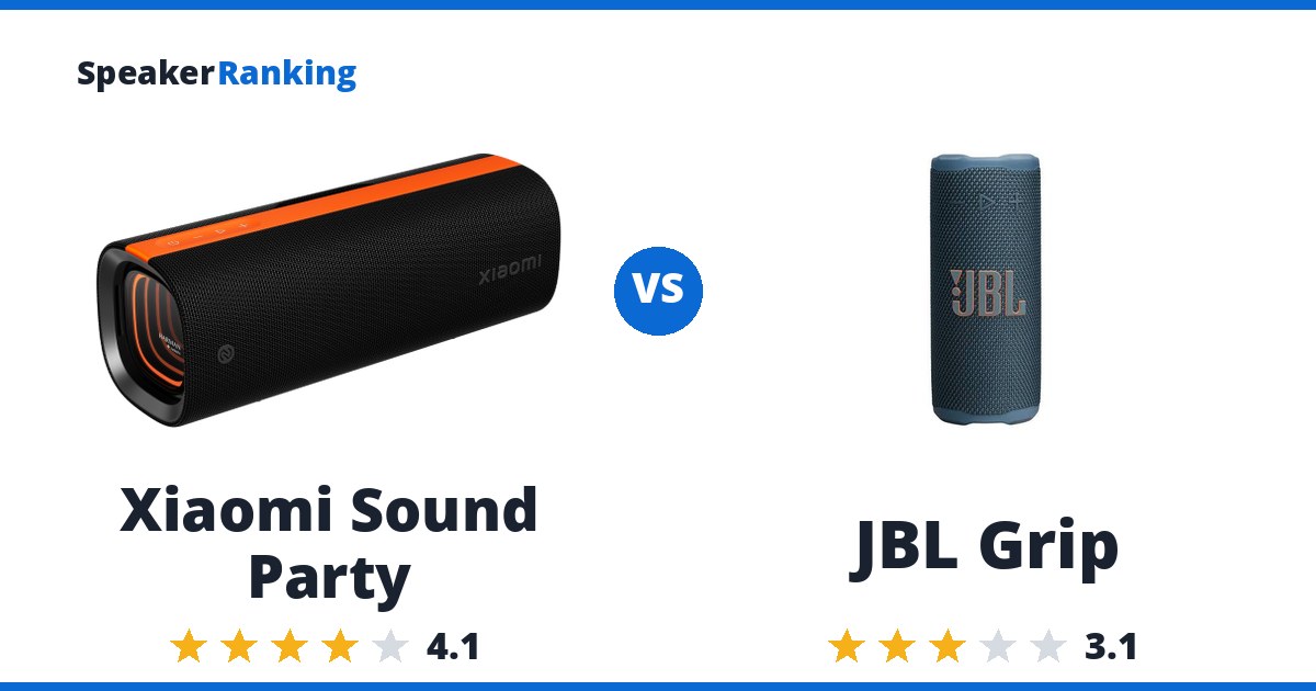 Xiaomi Sound Party vs JBL Grip