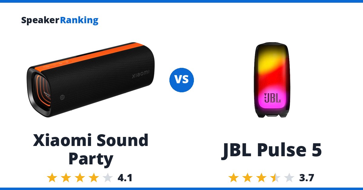 Xiaomi Sound Party vs JBL Pulse 5