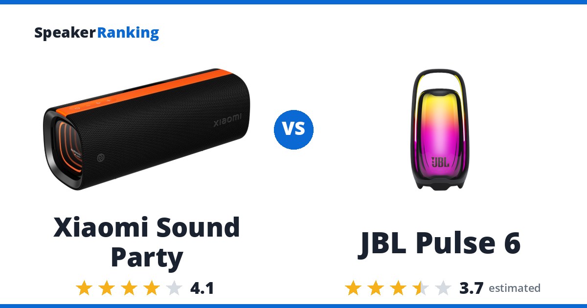 Xiaomi Sound Party vs JBL Pulse 6