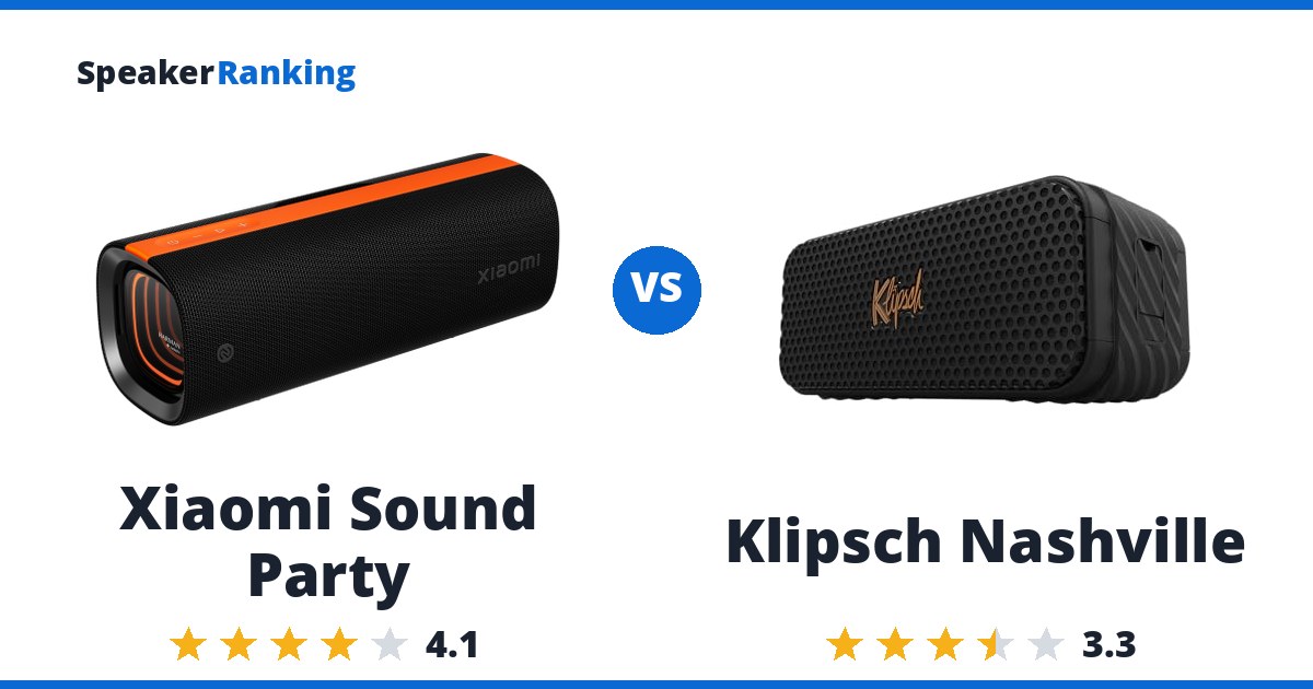 Xiaomi Sound Party vs Klipsch Nashville