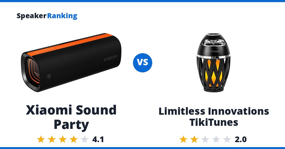 Xiaomi Sound Party vs Limitless Innovations TikiTunes