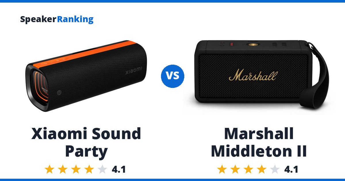 Xiaomi Sound Party vs Marshall Middleton II