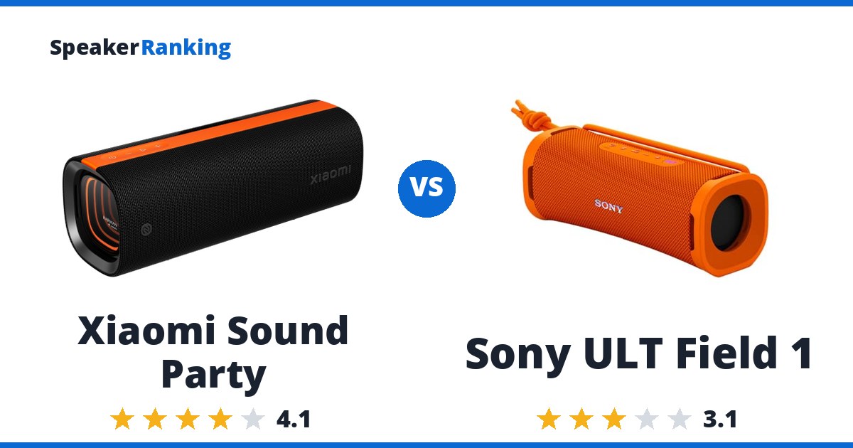 Xiaomi Sound Party vs Sony ULT Field 1