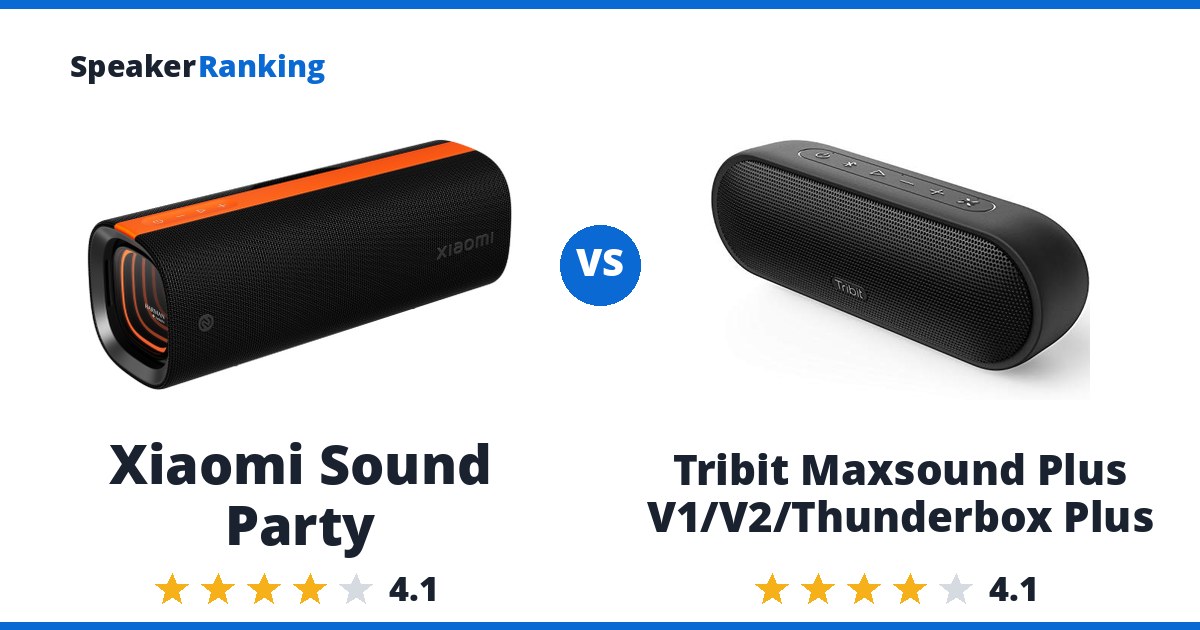Xiaomi Sound Party vs Tribit Maxsound Plus V1/V2/Thunderbox Plus