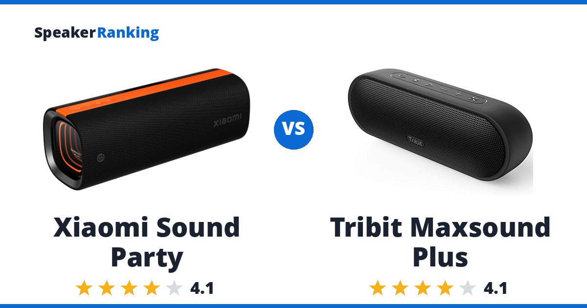Xiaomi Sound Party vs Tribit Maxsound Plus