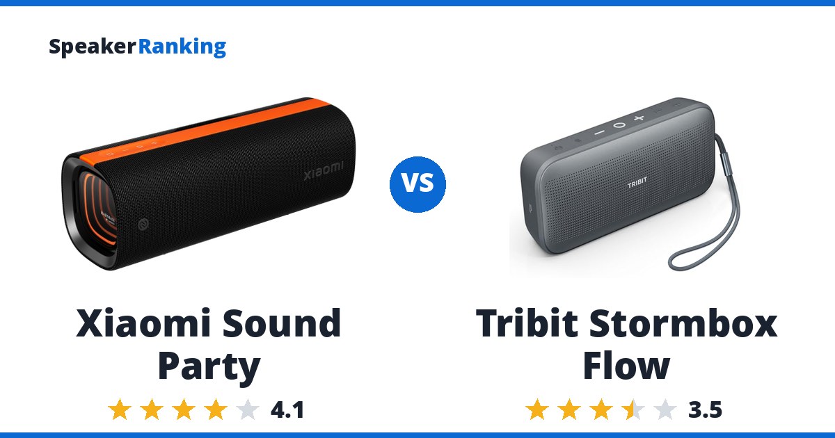 Xiaomi Sound Party vs Tribit Stormbox Flow