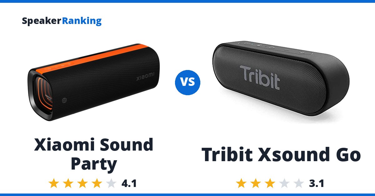 Xiaomi Sound Party vs Tribit Xsound Go