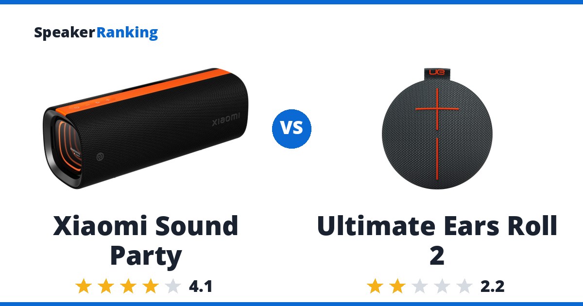 Xiaomi Sound Party vs Ultimate Ears Roll 2