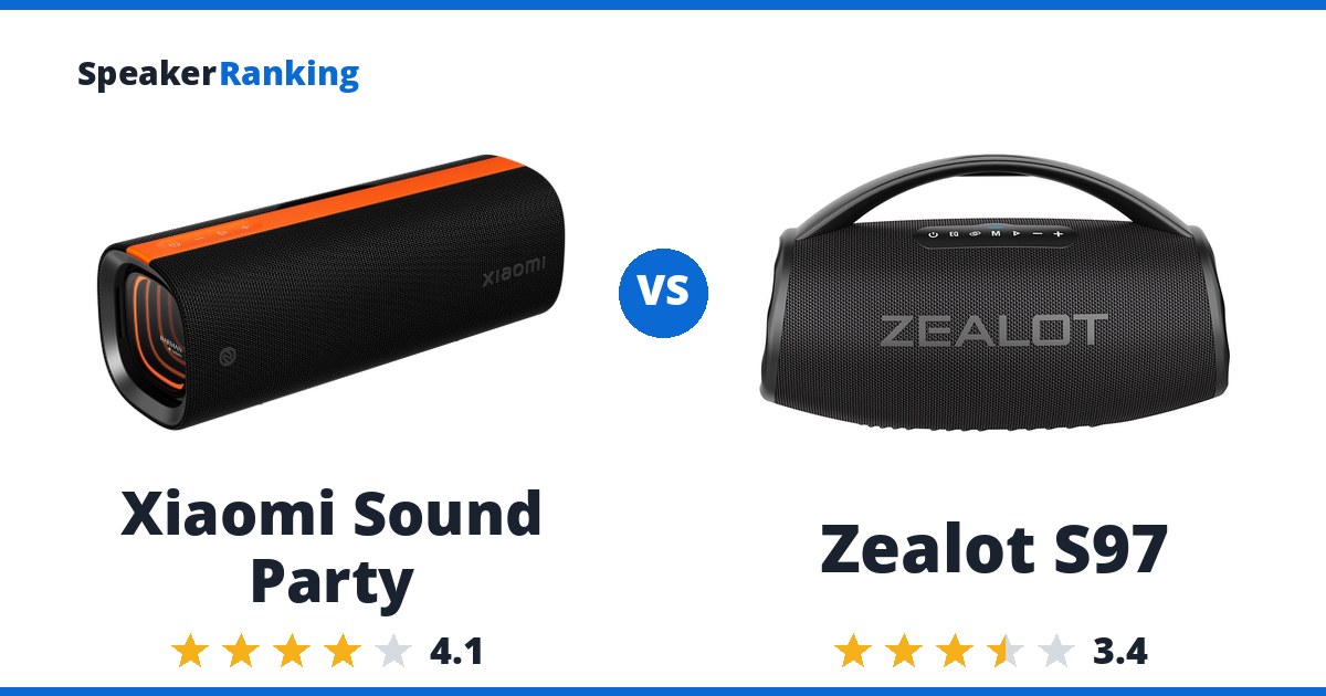 Xiaomi Sound Party vs Zealot S97