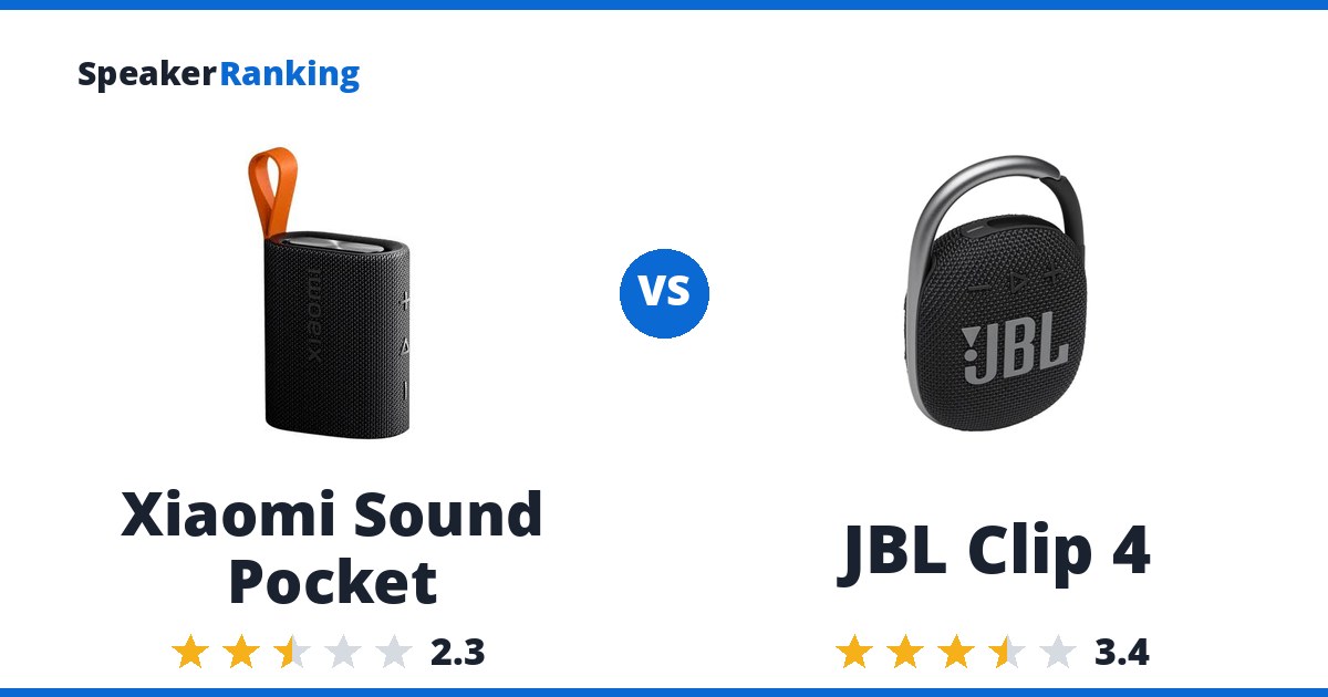 Xiaomi Sound Pocket vs JBL Clip 4