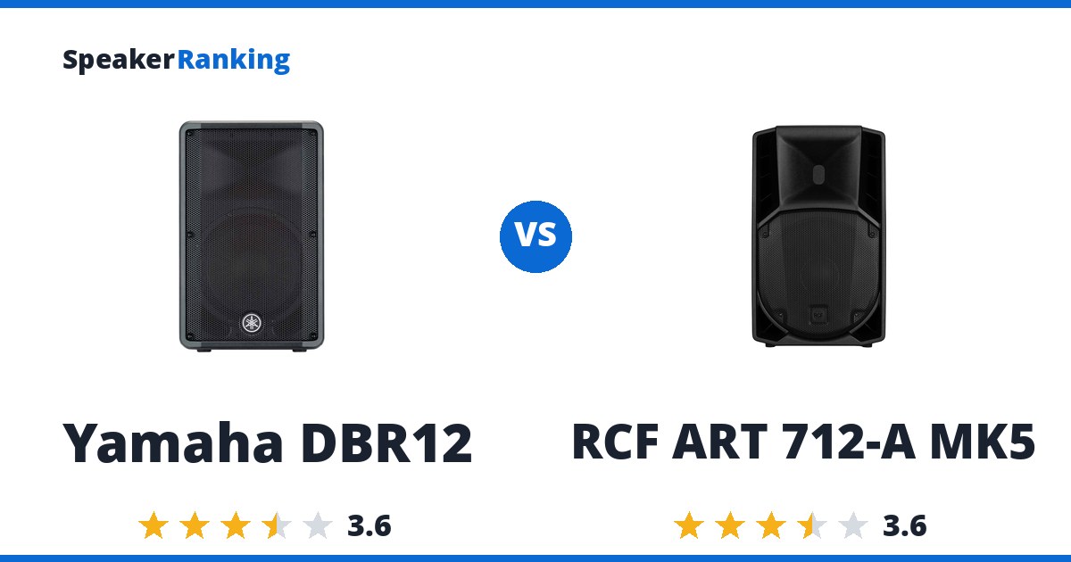 Yamaha DBR12 vs RCF ART 712-A MK5