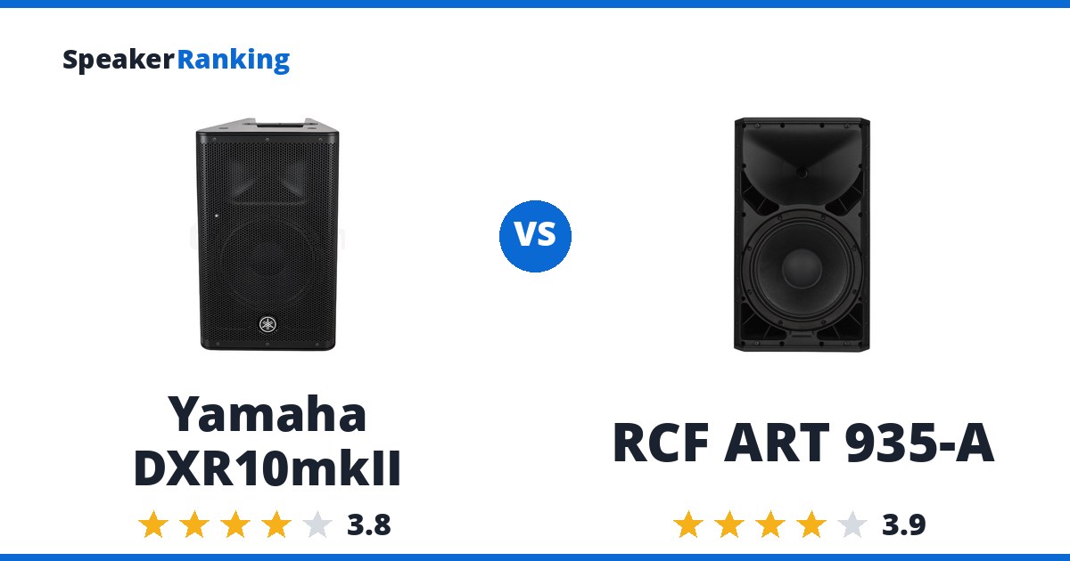 Yamaha DXR10mkII vs RCF ART 935-A
