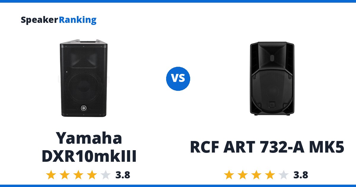Yamaha DXR10mkIII vs RCF ART 732-A MK5