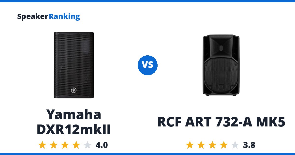 Yamaha DXR12mkII vs RCF ART 732-A MK5