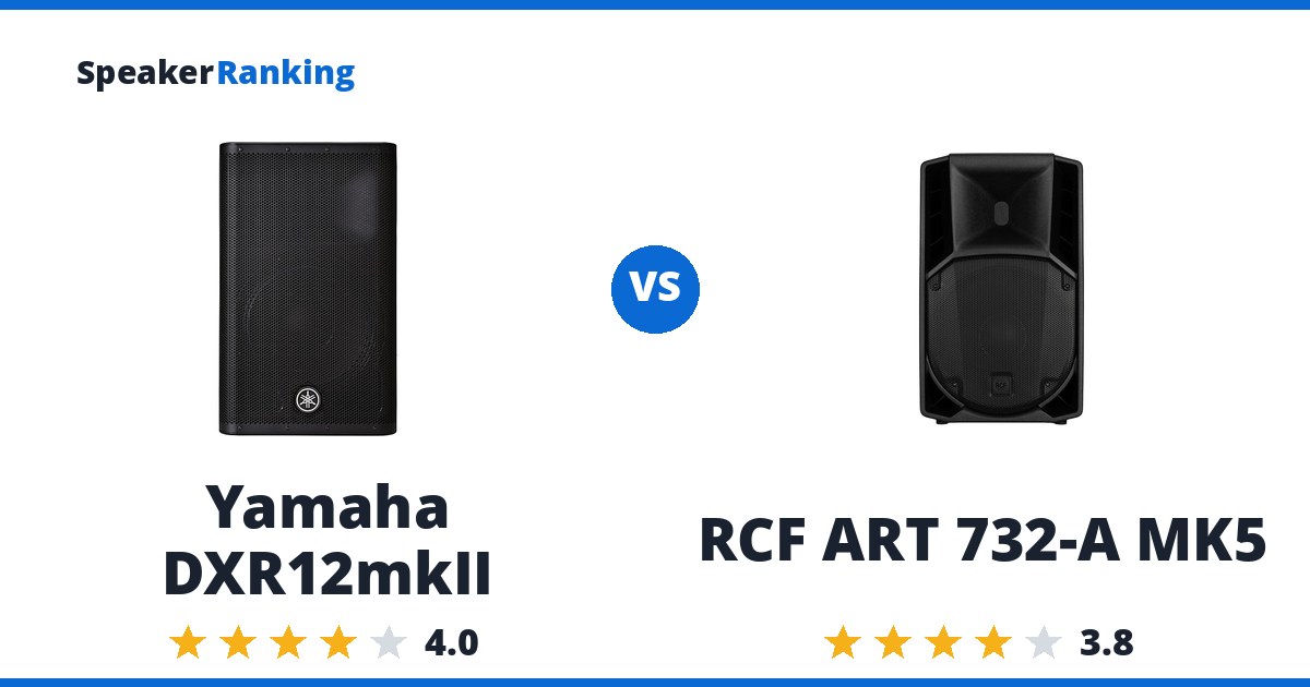 Yamaha DXR12mkII vs RCF ART 732-A MK5