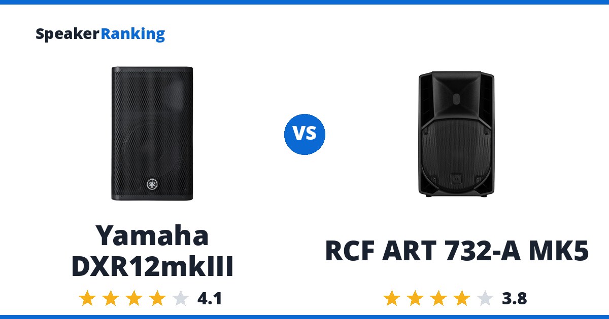 Yamaha DXR12mkIII vs RCF ART 732-A MK5
