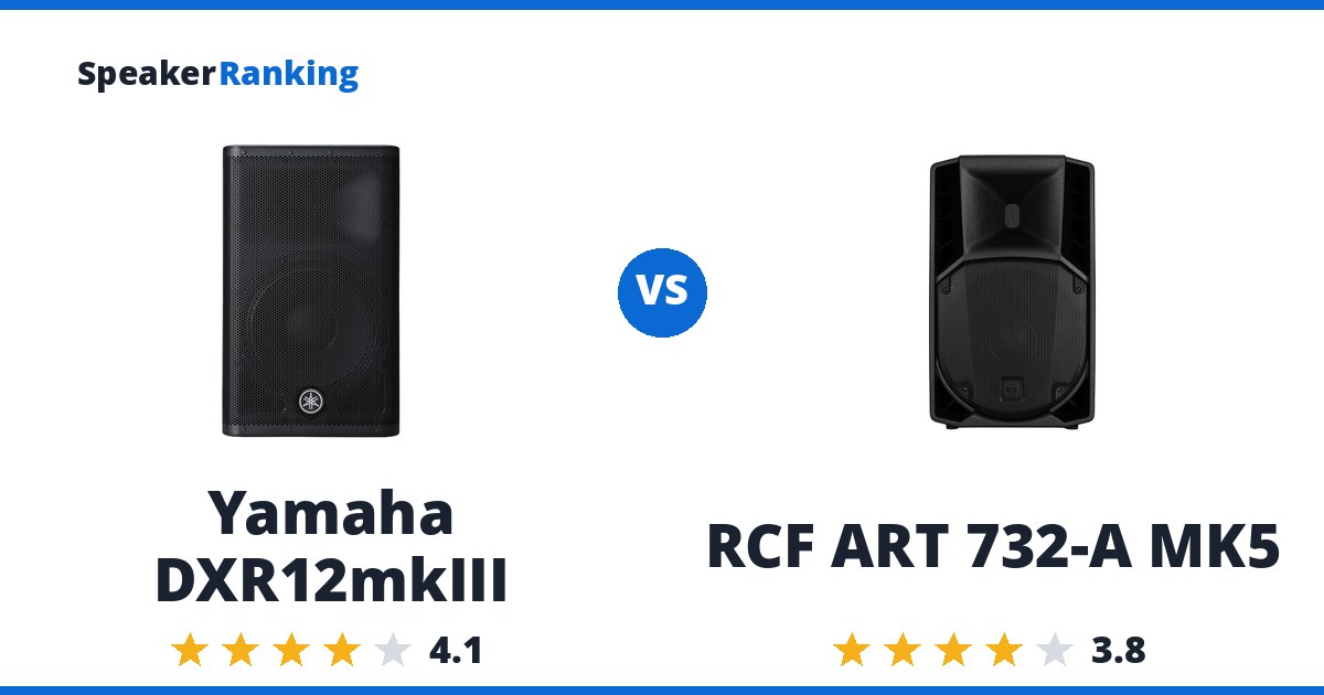 Yamaha DXR12mkIII vs RCF ART 732-A MK5