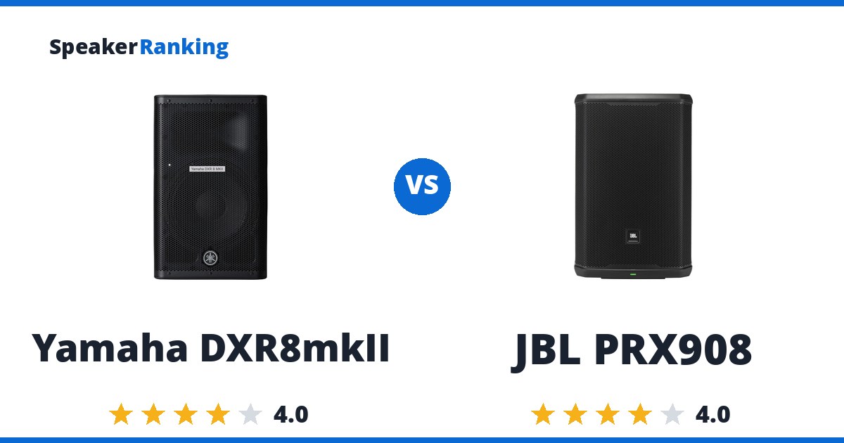Yamaha DXR8mkII vs JBL PRX908