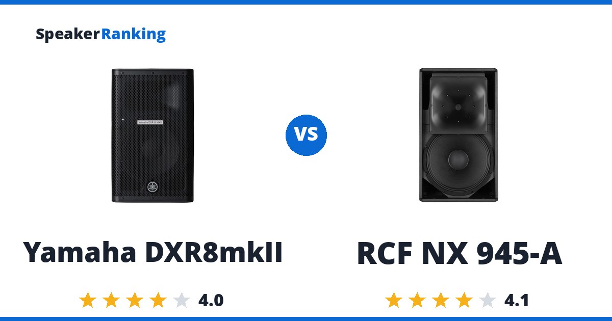 Yamaha DXR8mkII vs RCF NX 945-A
